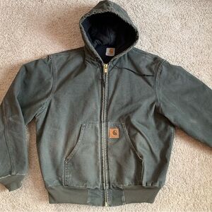 Vintage Moss Green Carhartt Coat